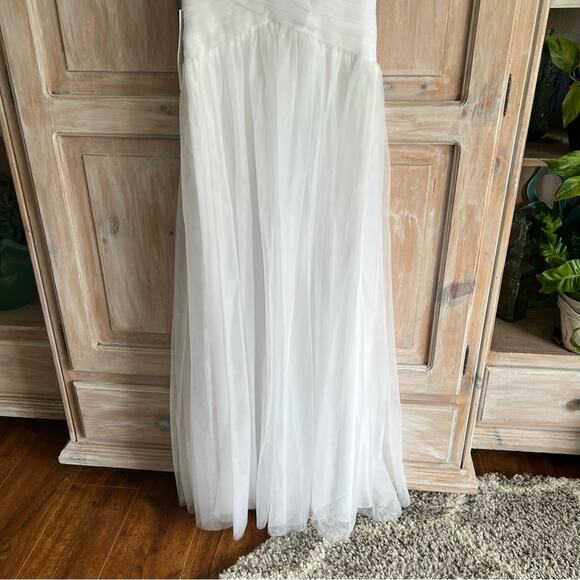 Azazie White Formal Dress Women’s Small NEW - Picture 3 of 10